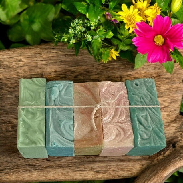 Mini Handcrafted Artisan Soap Samples - 5 for $15